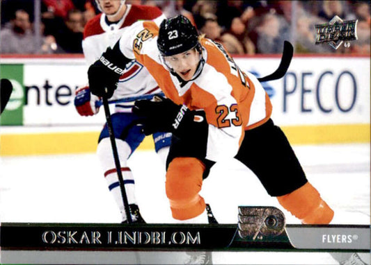 2020-21 Upper Deck Hockey #387 Oskar Lindblom  Philadelphia Flyers  Image 1