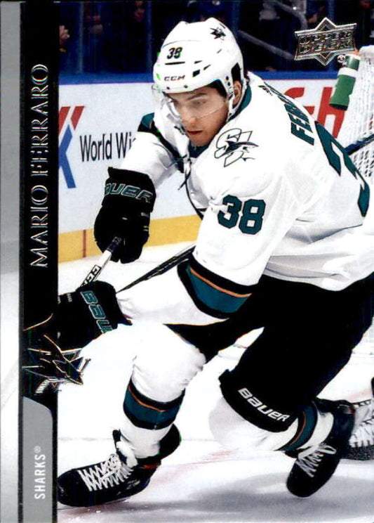 2020-21 Upper Deck Hockey #398 Mario Ferraro  San Jose Sharks  Image 1