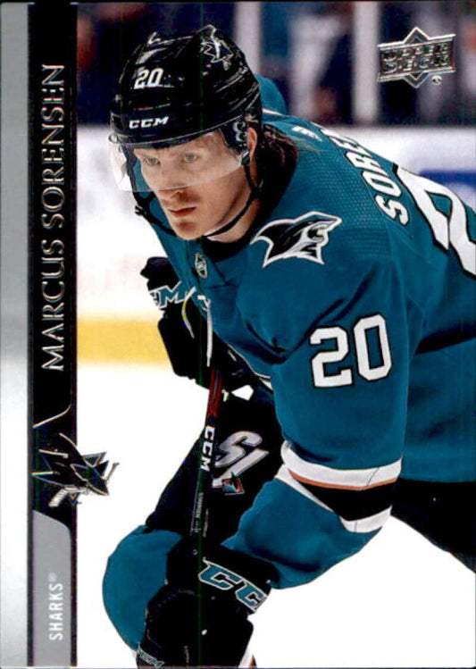 2020-21 Upper Deck Hockey #400 Marcus Sorensen  San Jose Sharks  Image 1