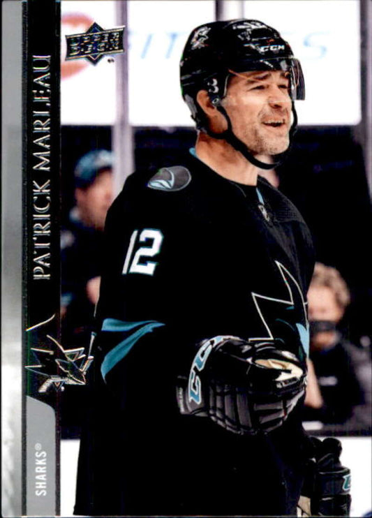 2020-21 Upper Deck Hockey #401 Patrick Marleau  San Jose Sharks  Image 1