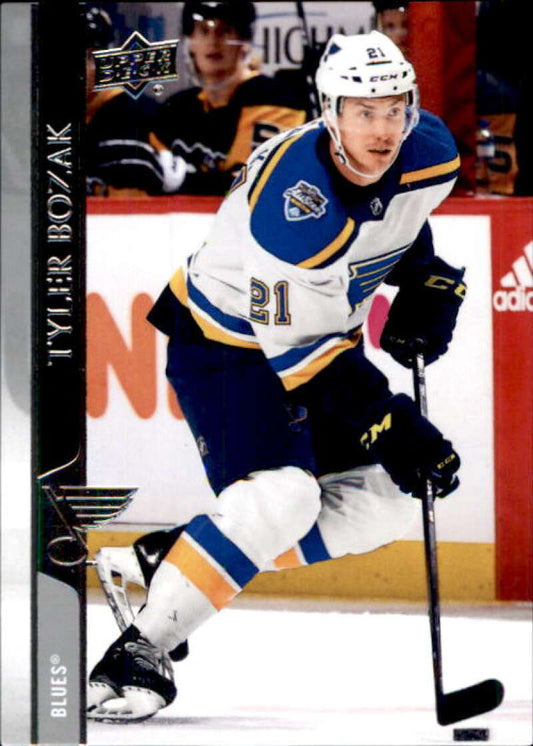 2020-21 Upper Deck Hockey #403 Tyler Bozak  St. Louis Blues  Image 1