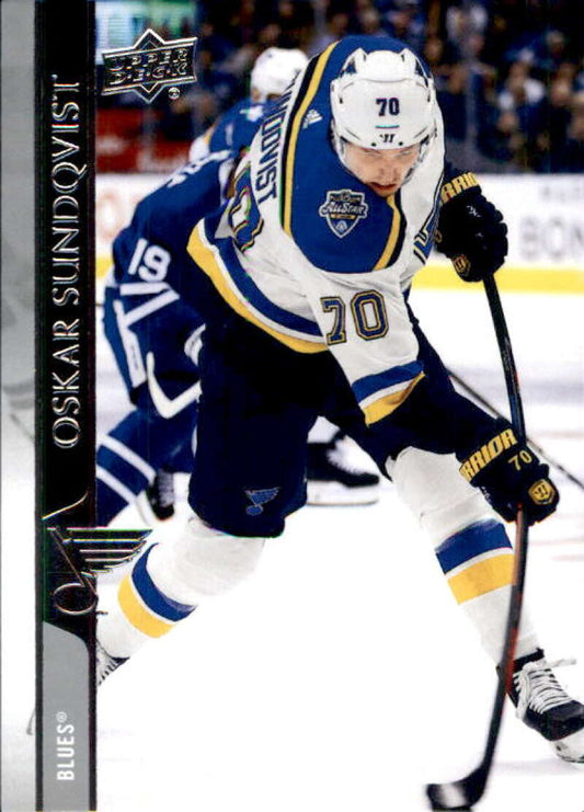 2020-21 Upper Deck Hockey #407 Oskar Sundqvist  St. Louis Blues  Image 1