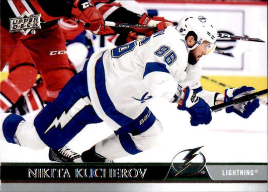 2020-21 Upper Deck Hockey #411 Nikita Kucherov  Tampa Bay Lightning  Image 1