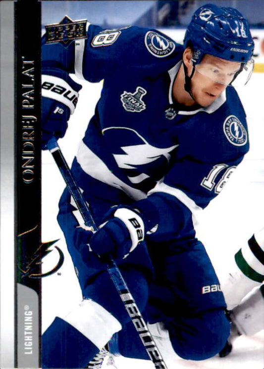 2020-21 Upper Deck Hockey #413 Ondrej Palat  Tampa Bay Lightning  Image 1