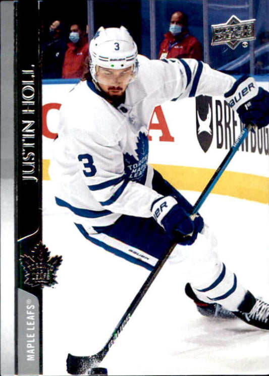 2020-21 Upper Deck Hockey #418 Justin Holl  Toronto Maple Leafs  Image 1