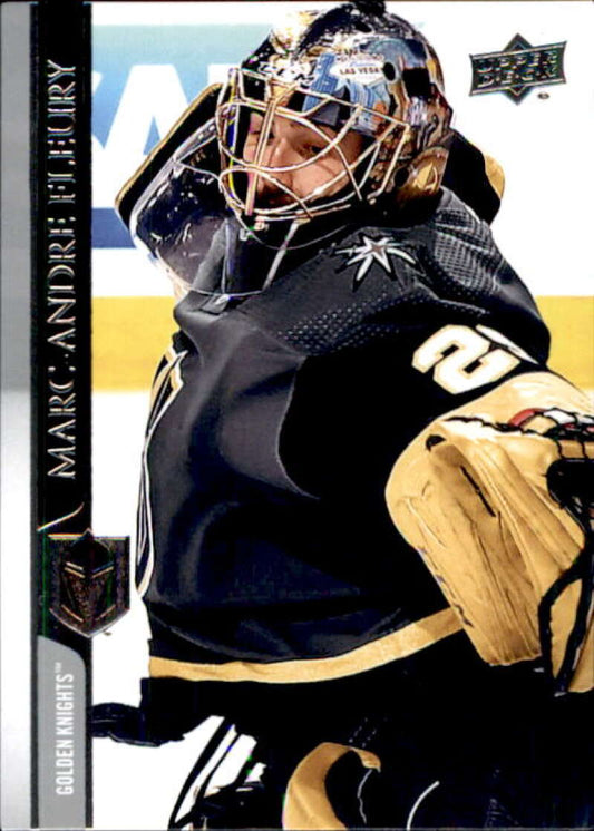 2020-21 Upper Deck Hockey #429 Marc-Andre Fleury  Vegas Golden Knights  Image 1