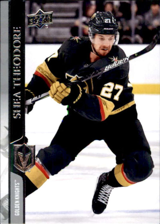 2020-21 Upper Deck Hockey #435 Shea Theodore  Vegas Golden Knights  Image 1