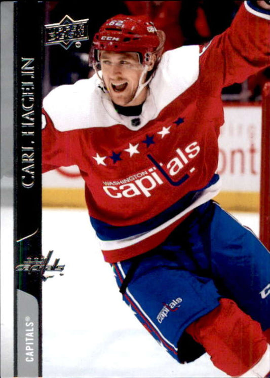 2020-21 Upper Deck Hockey #437 Carl Hagelin  Washington Capitals  Image 1