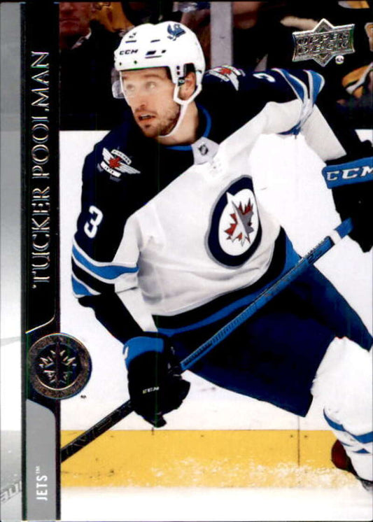 2020-21 Upper Deck Hockey #447 Tucker Poolman  Winnipeg Jets  Image 1