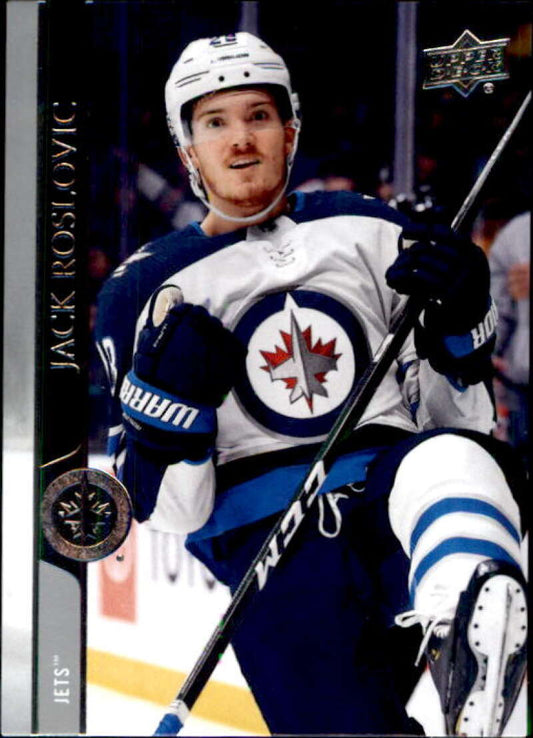 2020-21 Upper Deck Hockey #448 Jack Roslovic  Winnipeg Jets  Image 1