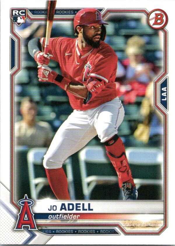 2021 Bowman #10 Jo Adell  RC Rookie Los Angeles Angels  V91834 Image 1