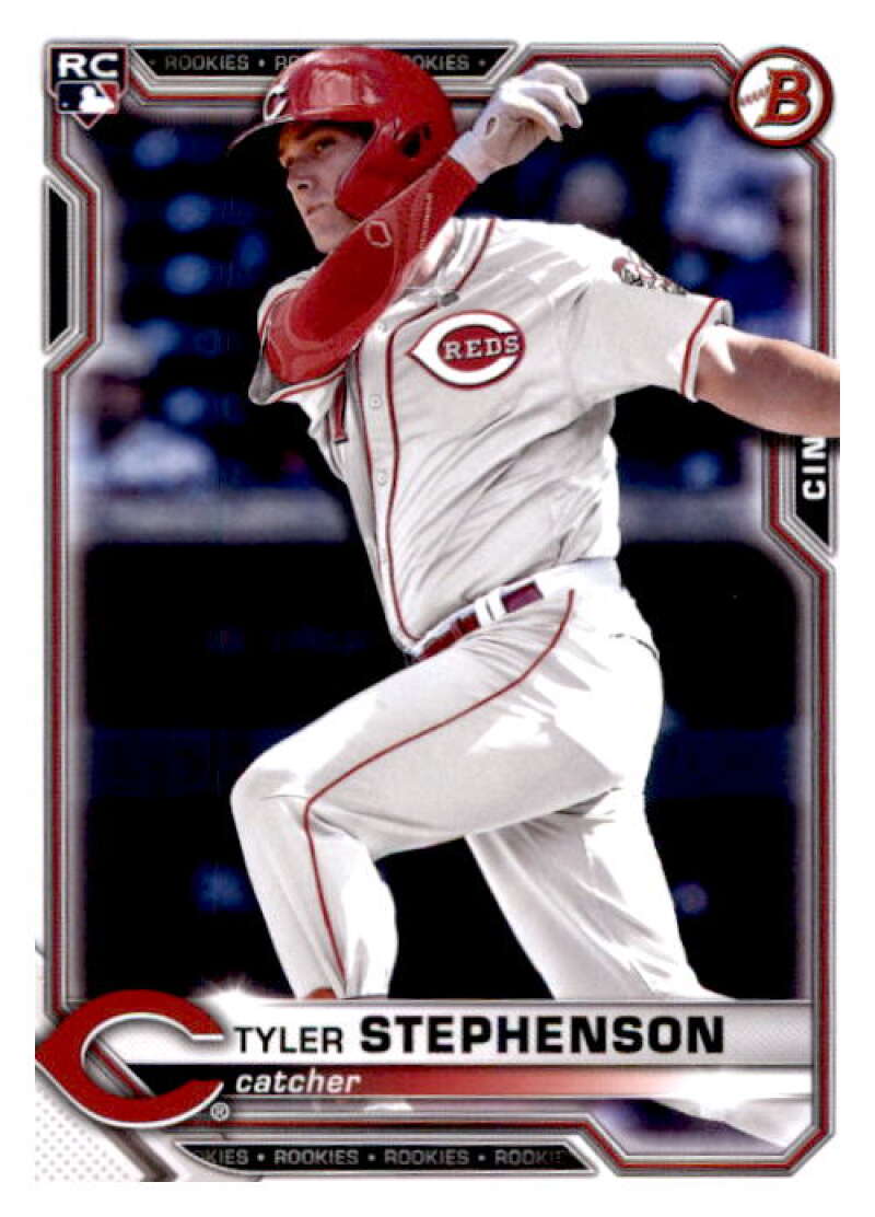 2021 Bowman #20 Tyler Stephenson  RC Rookie Cincinnati Reds  V91840 Image 1