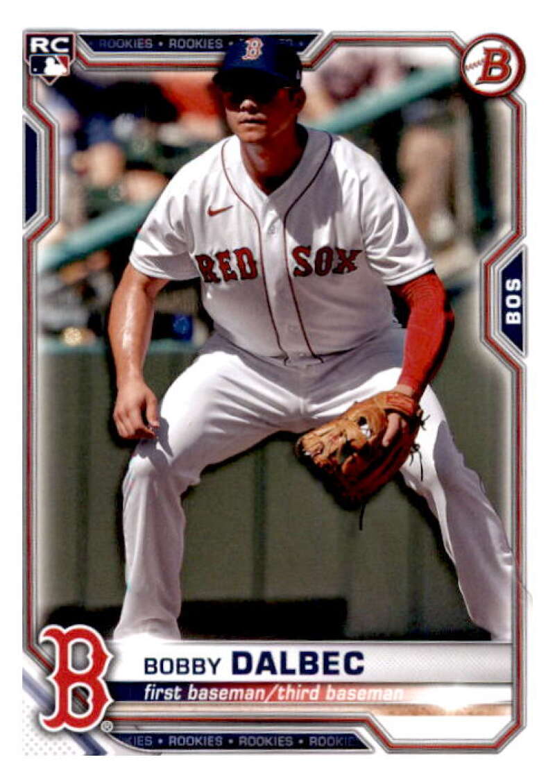 2021 Bowman #26 Bobby Dalbec  RC Rookie Boston Red Sox  V91847 Image 1