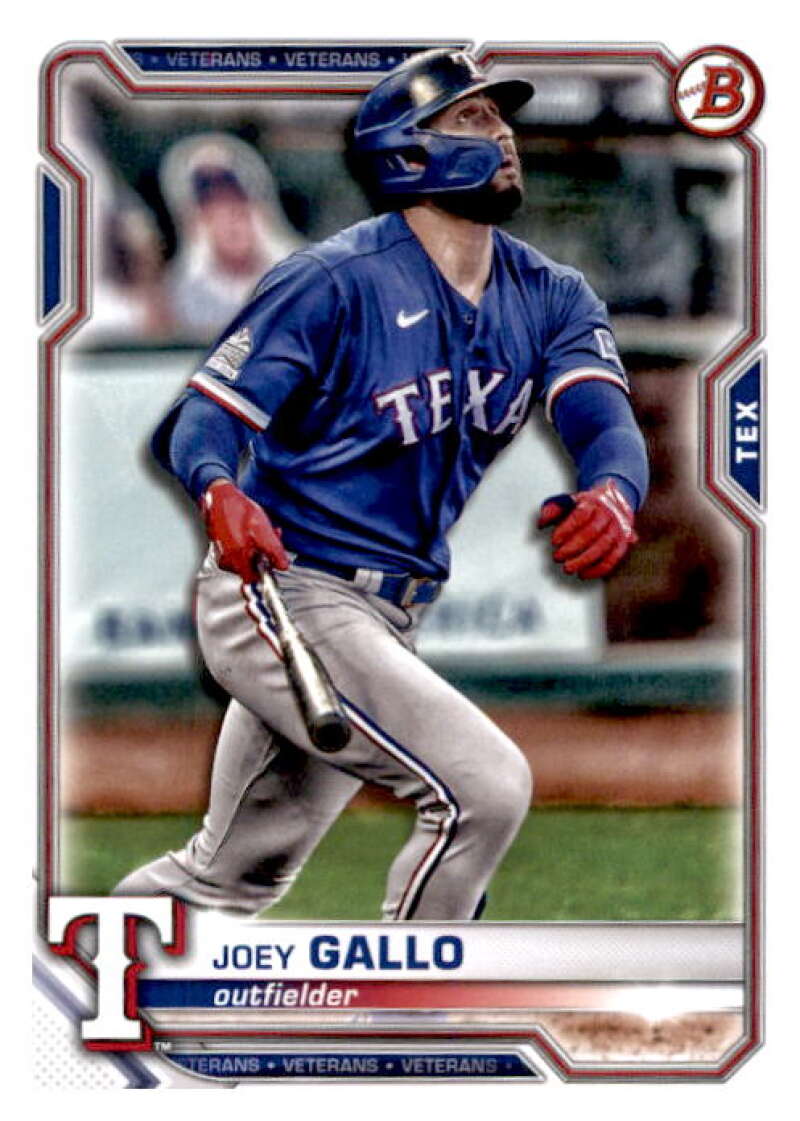 2021 Bowman #32 Joey Gallo  Texas Rangers  V91851 Image 1