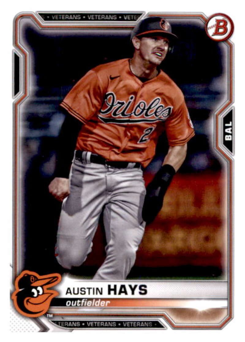 2021 Bowman #50 Austin Hays  Baltimore Orioles  V91864 Image 1