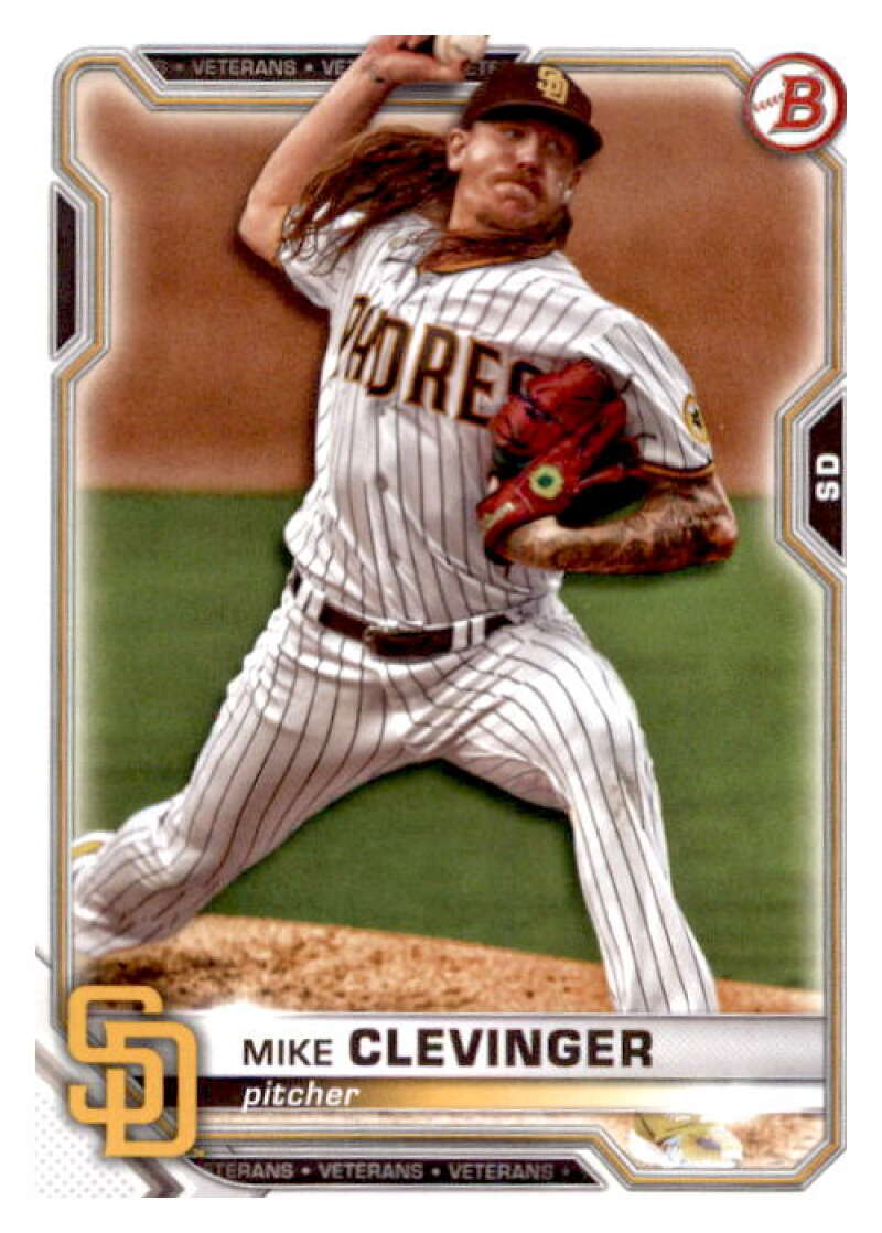 2021 Bowman #53 Mike Clevinger  San Diego Padres  V91867 Image 1