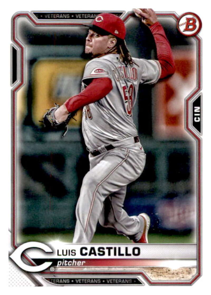 2021 Bowman #55 Luis Castillo  Cincinnati Reds  V91870 Image 1
