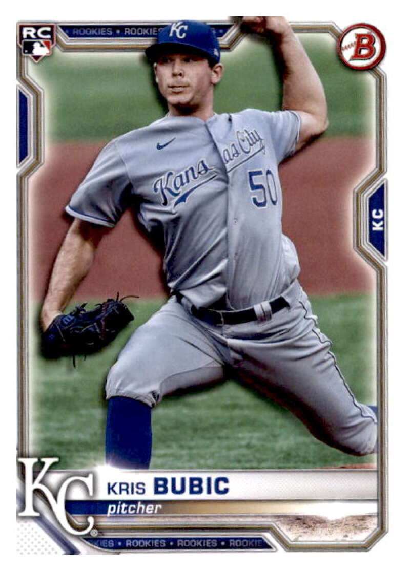 2021 Bowman #57 Kris Bubic  RC Rookie Kansas City Royals  V91871 Image 1