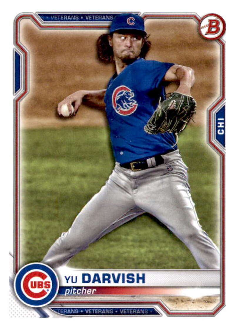 2021 Bowman #70 Yu Darvish  Chicago Cubs  V91883 Image 1