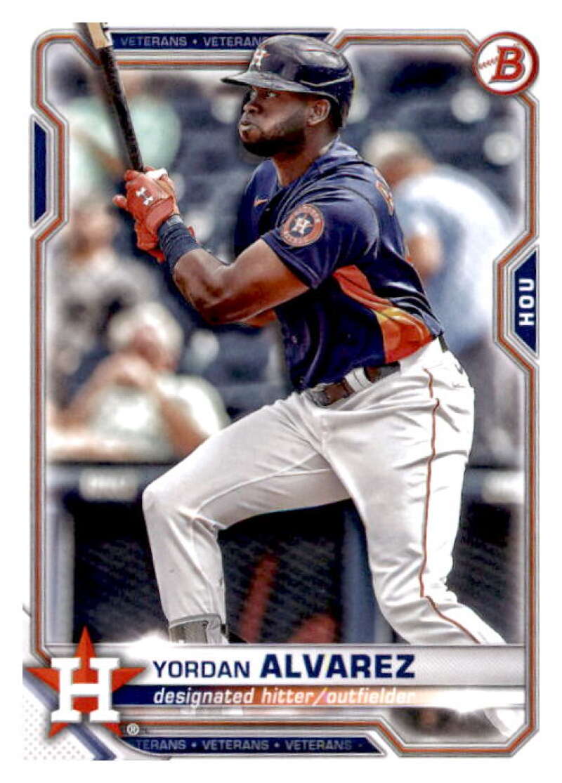2021 Bowman #78 Yordan Alvarez  Houston Astros  V91887 Image 1
