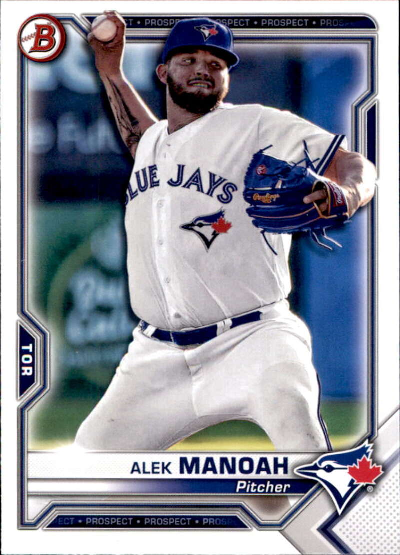 2021 Bowman Prospects #BP-27 Alek Manoah  Toronto Blue Jays  V91633 Image 1