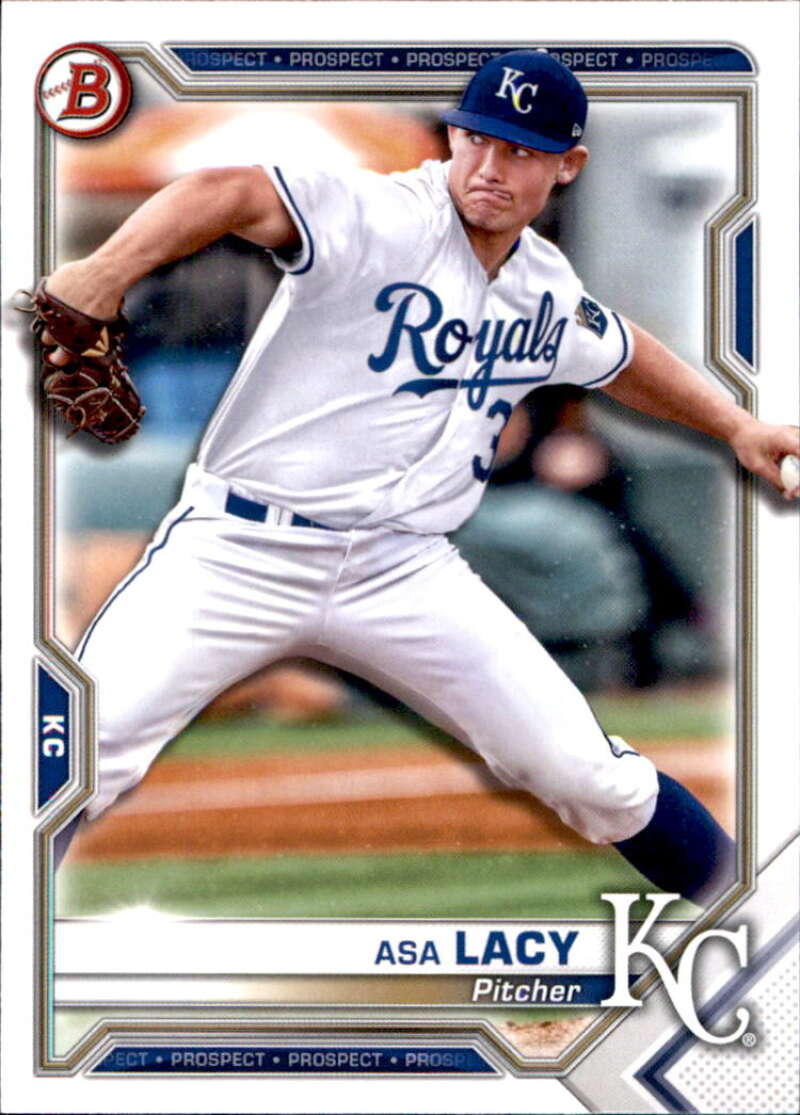 2021 Bowman Prospects #BP-83 Asa Lacy  Kansas City Royals  V91657 Image 1