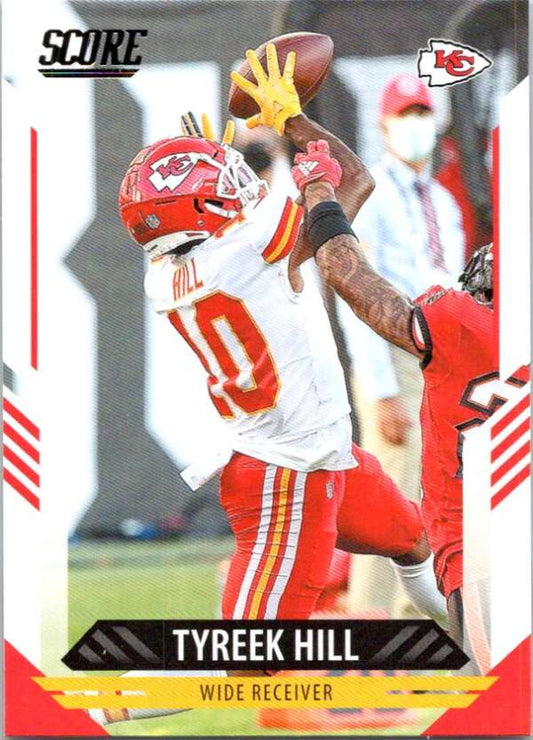 2021 Score #2 Tyreek Hill  Kansas City Chiefs  V88384 Image 1