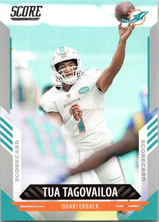 2021 Score #28 Tua Tagovailoa  Miami Dolphins  V88387 Image 1