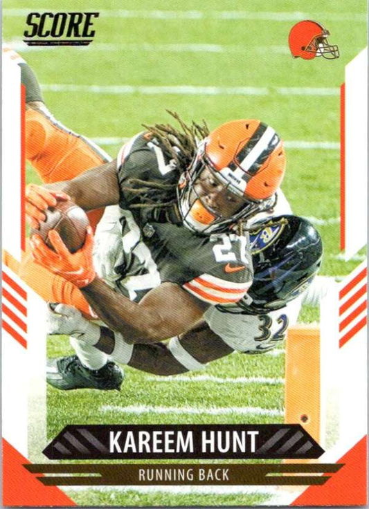 2021 Score #109 Kareem Hunt  Cleveland Browns  V88402 Image 1