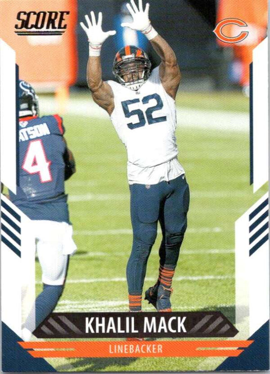 2021 Score #127 Khalil Mack  Chicago Bears  V88406 Image 1