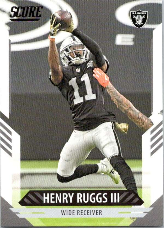 2021 Score #228 Henry Ruggs III  Las Vegas Raiders  V88420 Image 1