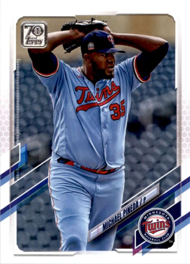 2021 Topps Baseball  #354 Michael Pineda  Minnesota Twins  Image 1