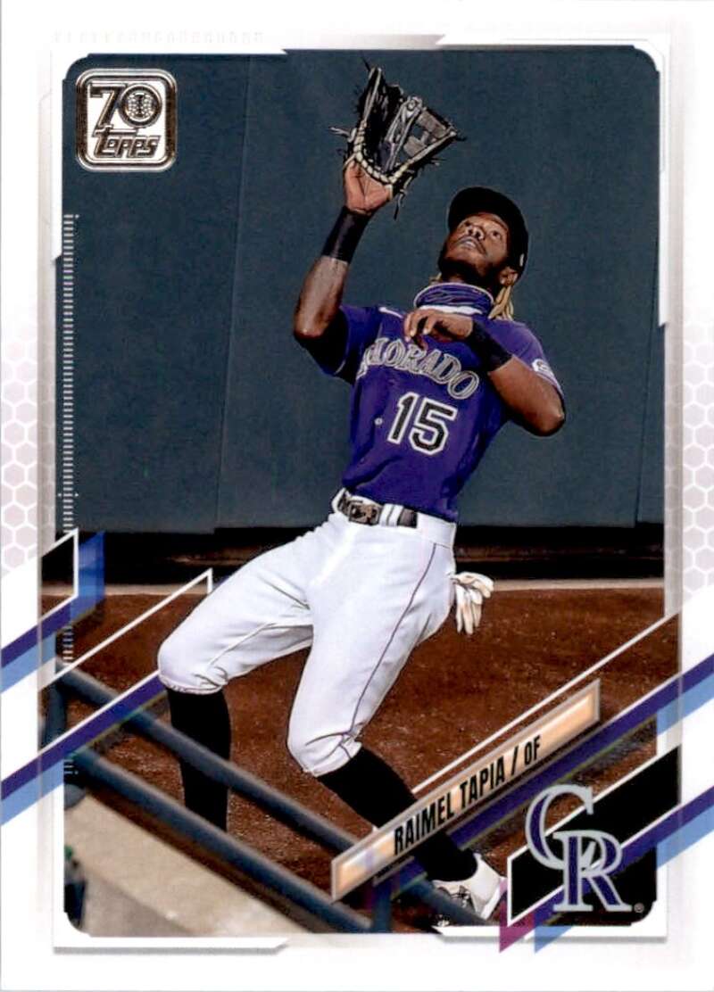 2021 Topps Baseball  #359 Raimel Tapia  Colorado Rockies  Image 1