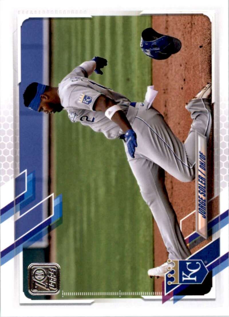 2021 Topps Baseball  #389 Jorge Soler  Kansas City Royals  Image 1