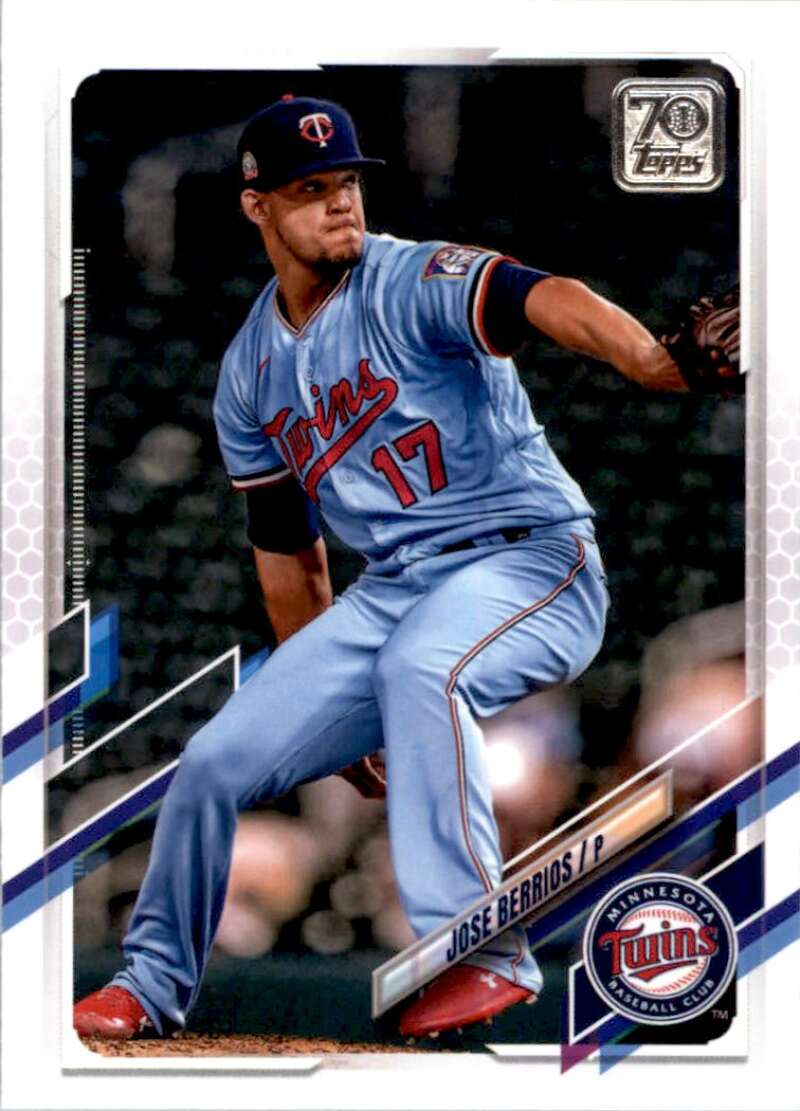 2021 Topps Baseball  #395 Jose Berrios  Minnesota Twins  Image 1