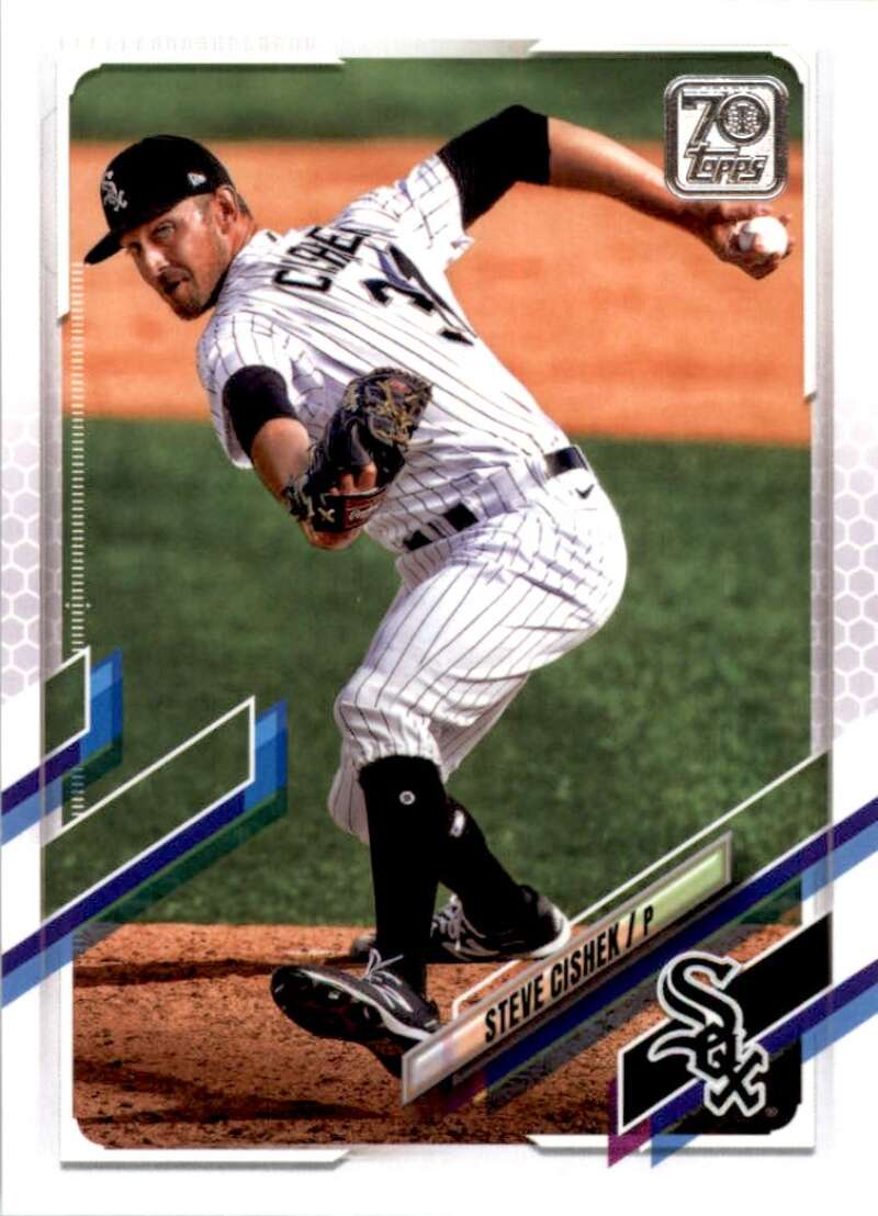 2021 Topps Baseball  #407 Steve Cishek  Chicago White Sox  Image 1