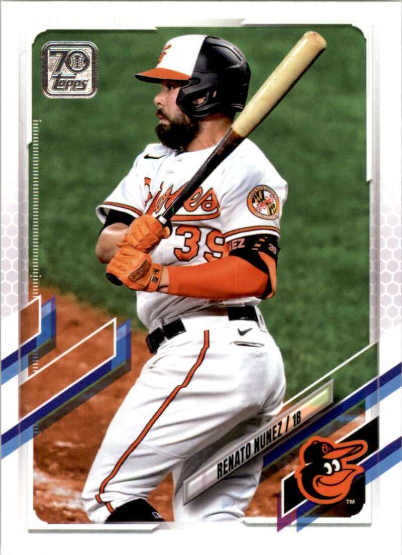 2021 Topps Baseball  #409 Renato Nunez  Baltimore Orioles  Image 1