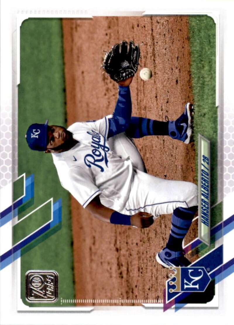 2021 Topps Baseball  #414 Hanser Alberto  Kansas City Royals  Image 1