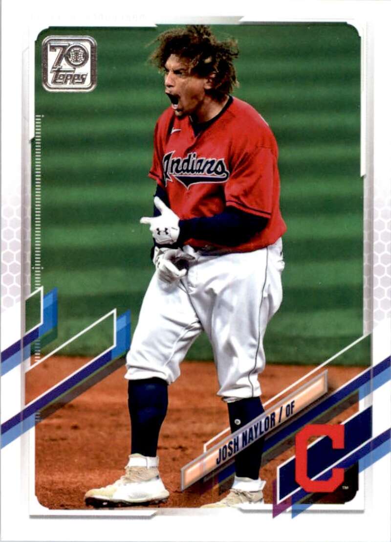 2021 Topps Baseball  #419 Josh Naylor  Cleveland Indians  Image 1