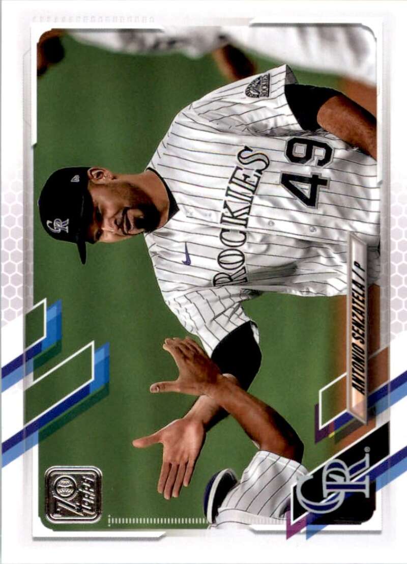 2021 Topps Baseball  #420 Antonio Senzatela  Colorado Rockies  Image 1