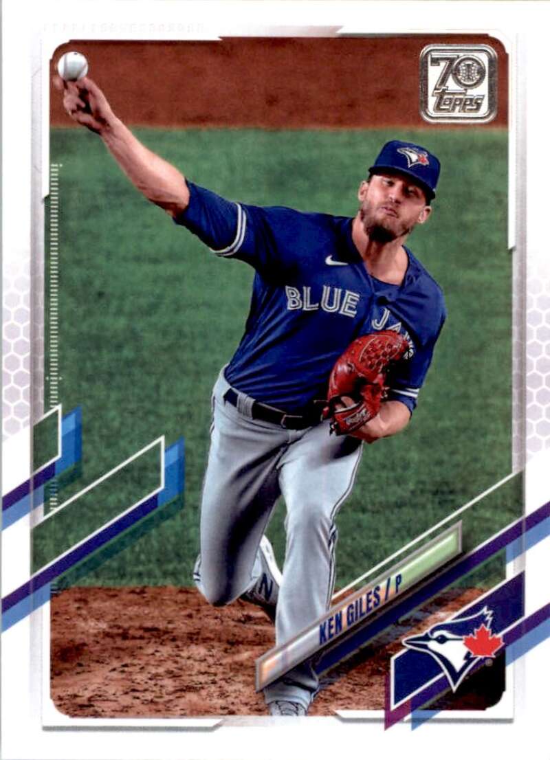 2021 Topps Baseball  #422 Ken Giles  Toronto Blue Jays  Image 1