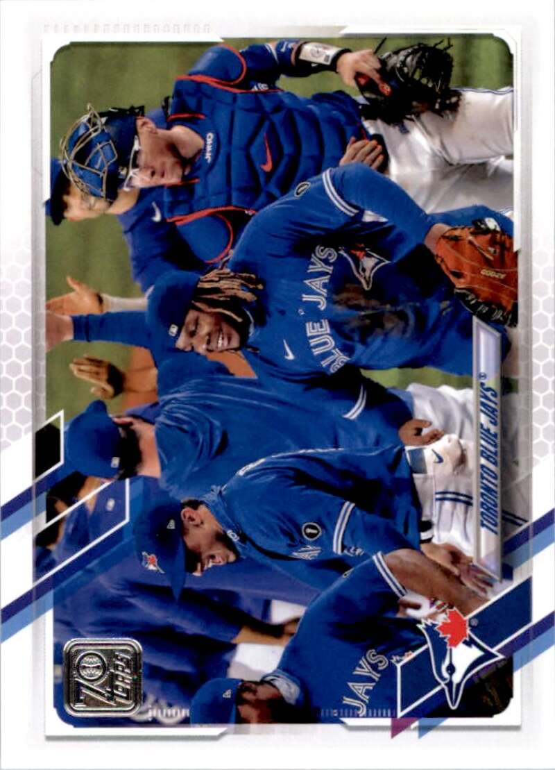 2021 Topps Baseball  #438 Toronto Blue Jays   Image 1