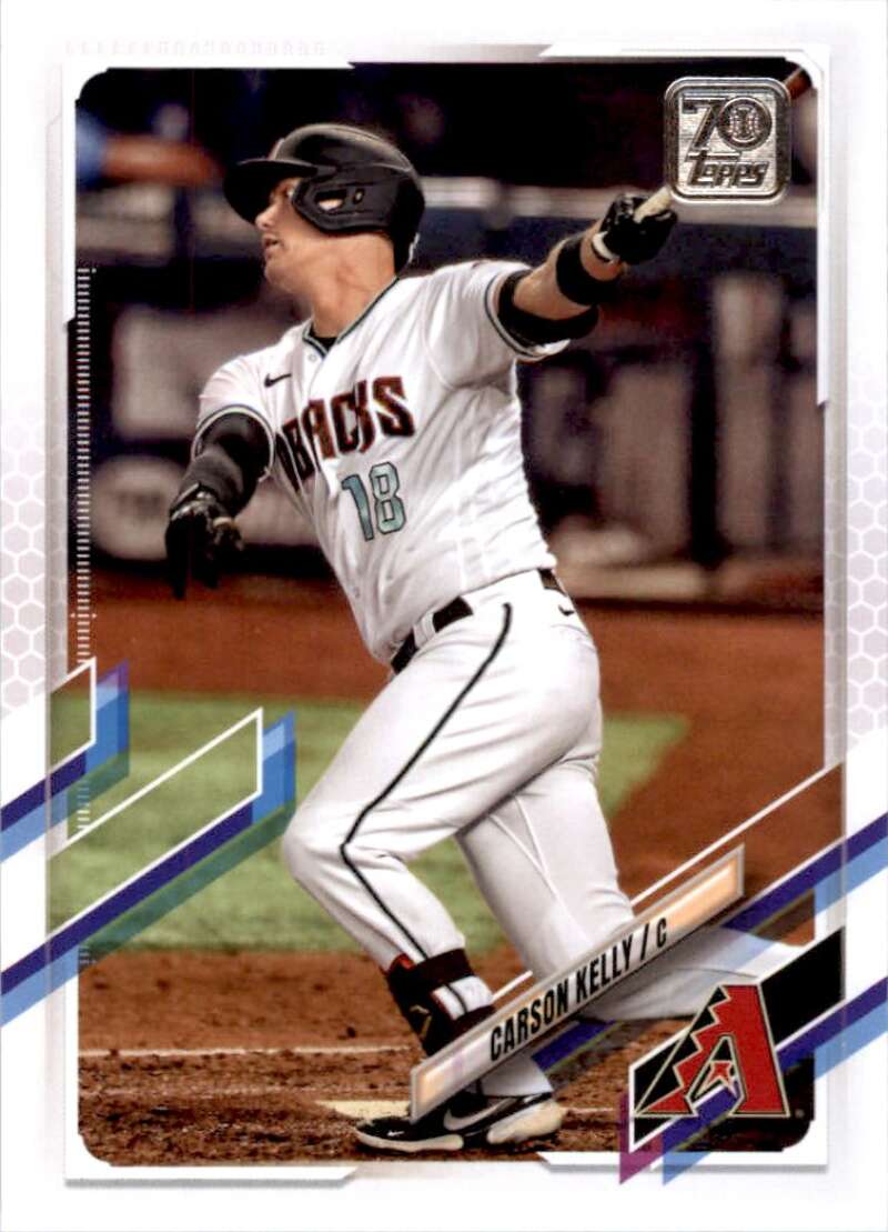 2021 Topps Baseball  #447 Carson Kelly  Arizona Diamondbacks  Image 1