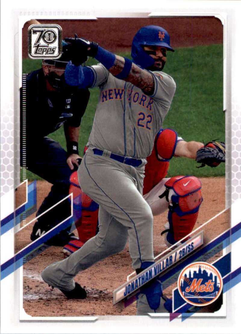 2021 Topps Baseball  #479 Jonathan Villar  New York Mets  Image 1