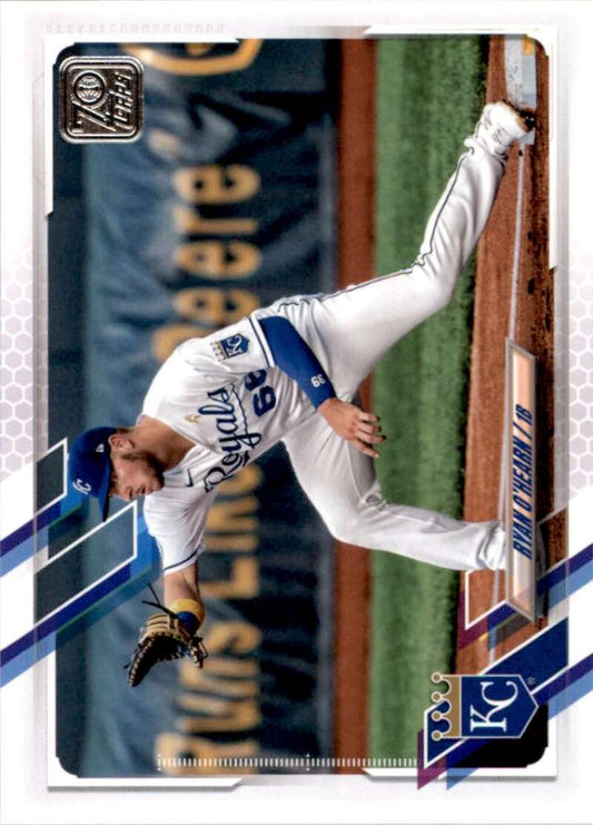 2021 Topps Baseball  #492 Ryan O'Hearn  Kansas City Royals  Image 1