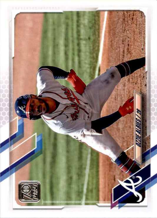 2021 Topps Baseball  #500 Ozzie Albies  Atlanta Braves  Image 1