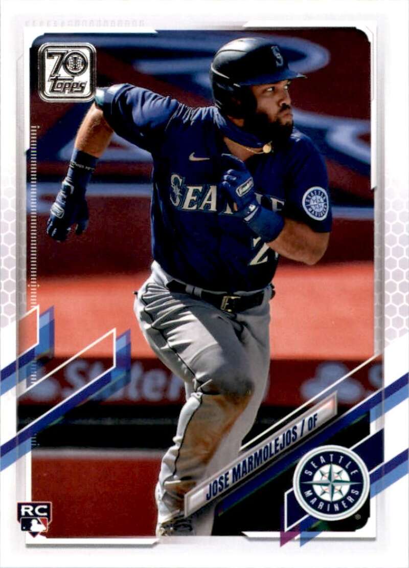 2021 Topps Baseball  #516 Jose Marmolejos  RC Rookie Seattle Mariners  Image 1