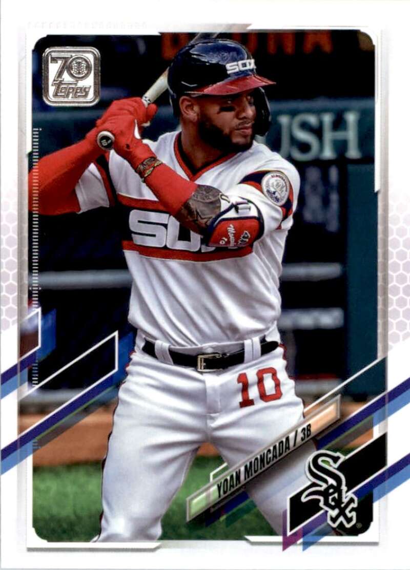 2021 Topps Baseball  #520 Yoan Moncada  Chicago White Sox  Image 1