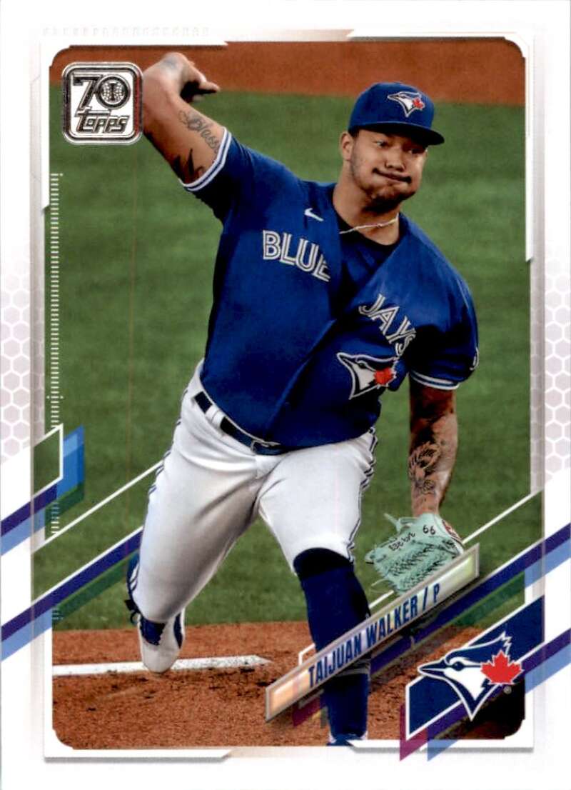 2021 Topps Baseball  #540 Taijuan Walker  Toronto Blue Jays  Image 1