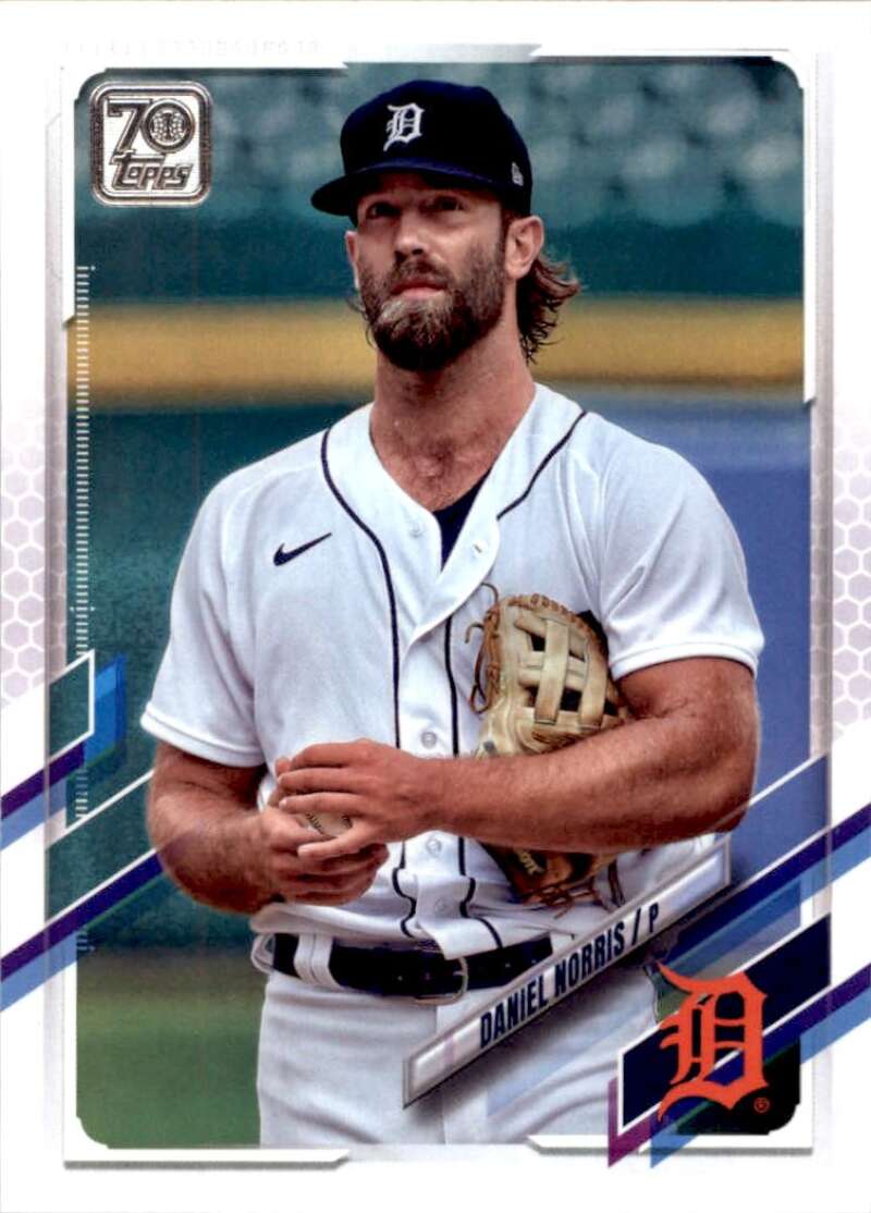 2021 Topps Baseball  #558 Daniel Norris  Detroit Tigers  Image 1